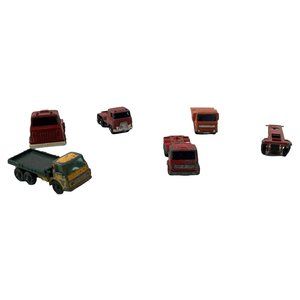 Vintage Matchbox Trucks Car Lot Lesney Tootsietoys Hong Kong Container Cab As-Is